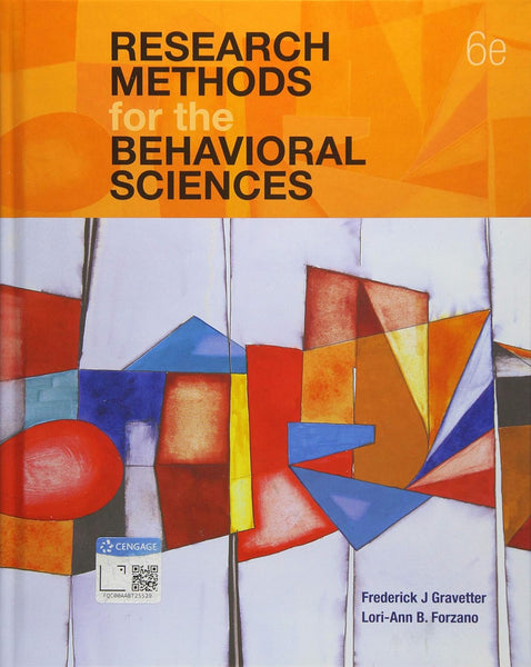 Research Methods for the Behavioral Sciences 6th Edition