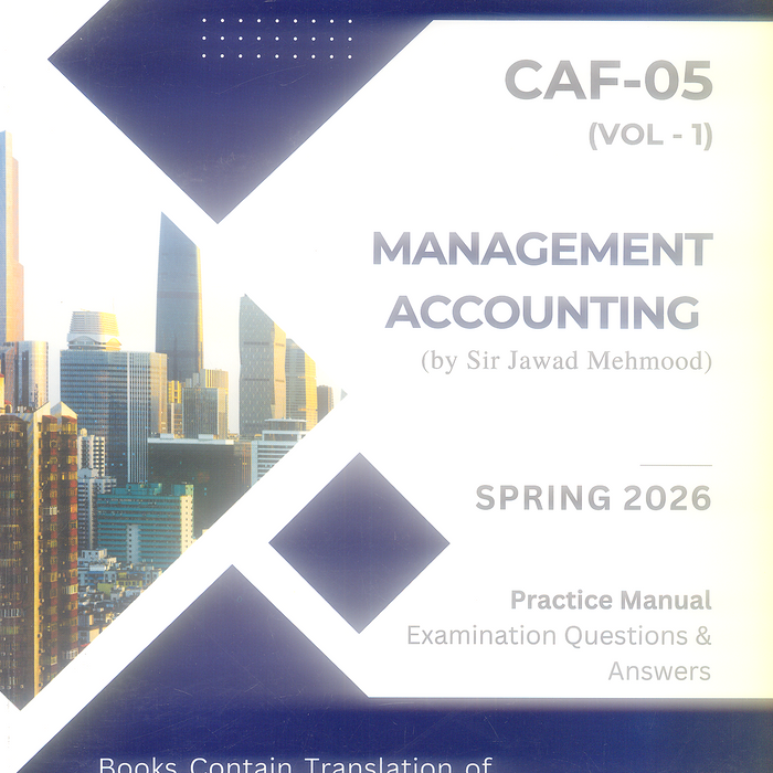 CAF 05 Management Accounting