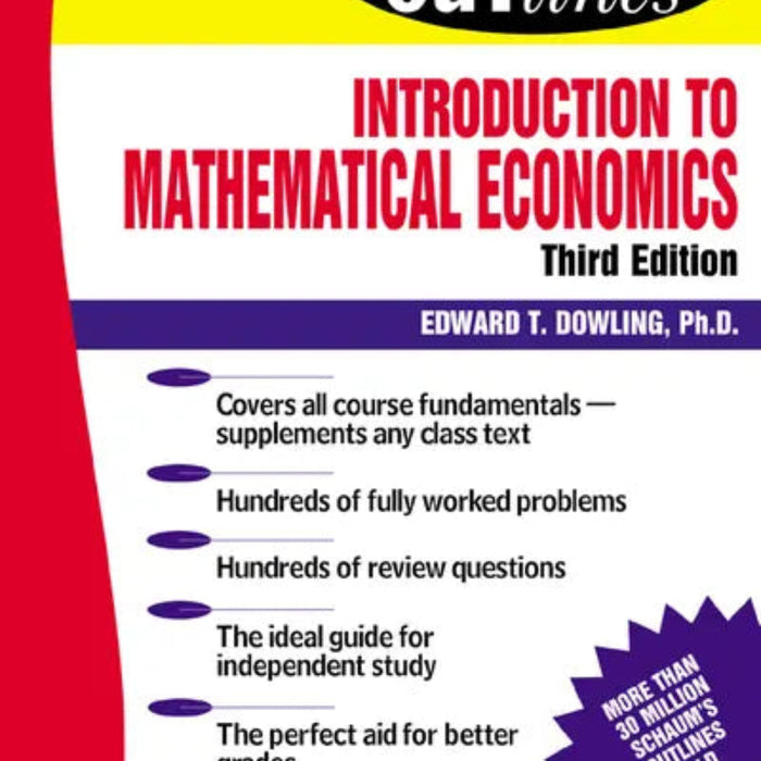 Schaum's Outlines Introduction to Mathematical Economics 