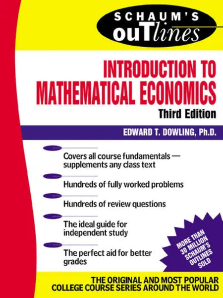 Introduction to Mathematical Economics 3rd Edition by Edward T