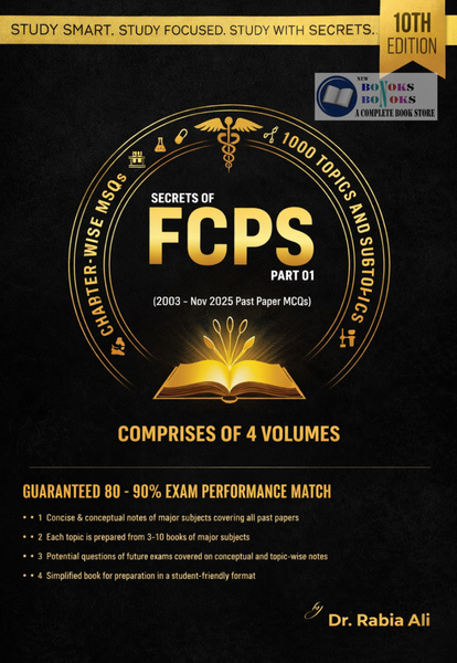 Secrets Of FCPS Part 1 Past Papers 10th Edition
