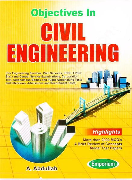 Civil Engineering MCQs By Muhammad Abdullah-Emporium