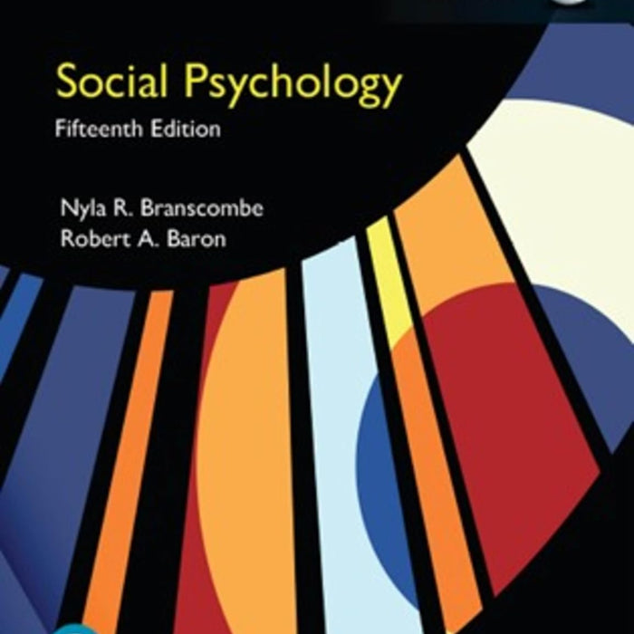 Social Psychology 15th Edition 