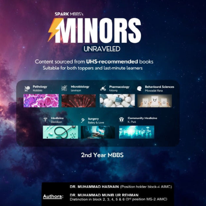  Spark MBBS Minors - Unraveled For 2nd Year MBBS 
