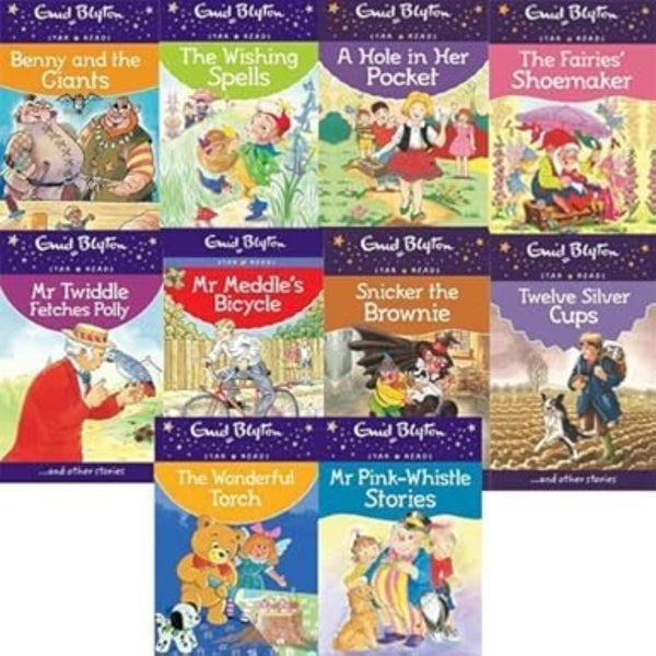Star And Reads By Enid Blyton 10 Stories Books ( 10 IN 1 ) BOX