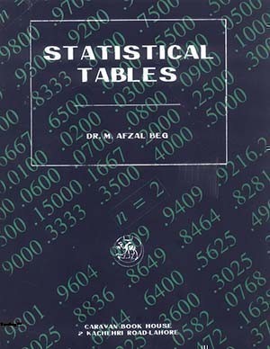 Statistical Tables Dr. Afzal Baig -Caravan
