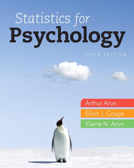 Statistics for Psychology 