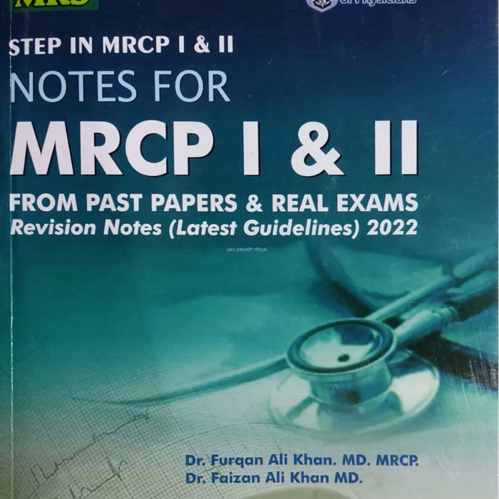 Step In Mrcp 1 & 2 Notes For Mrcp 1 & 2 Past Papers