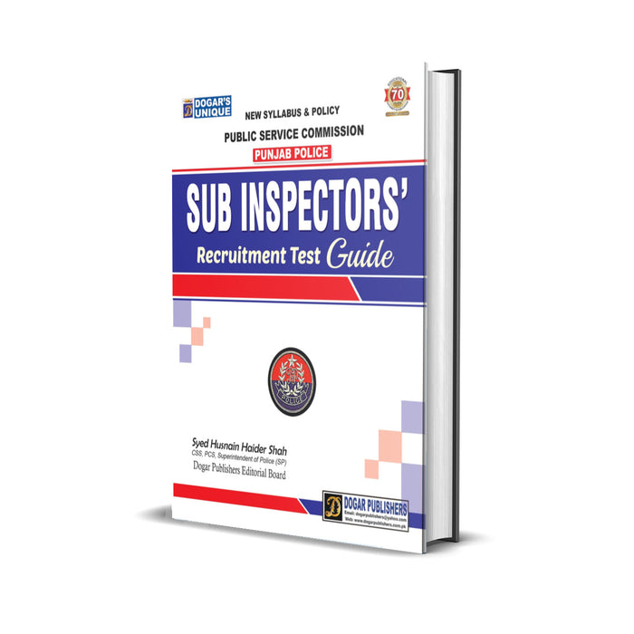 Punjab Police Sub Inspector Recruitment Test Guide For PPSC by Dogar