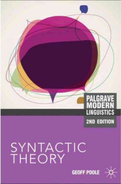 Syntactic Theory 2nd Edition