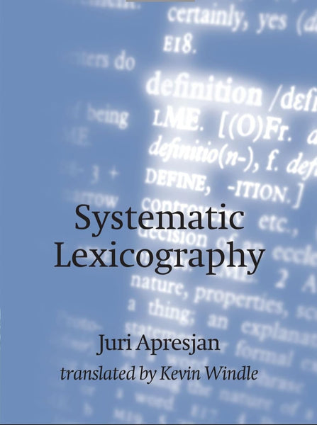 Systematic Lexicography