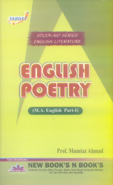 Target English Poetry For M.A