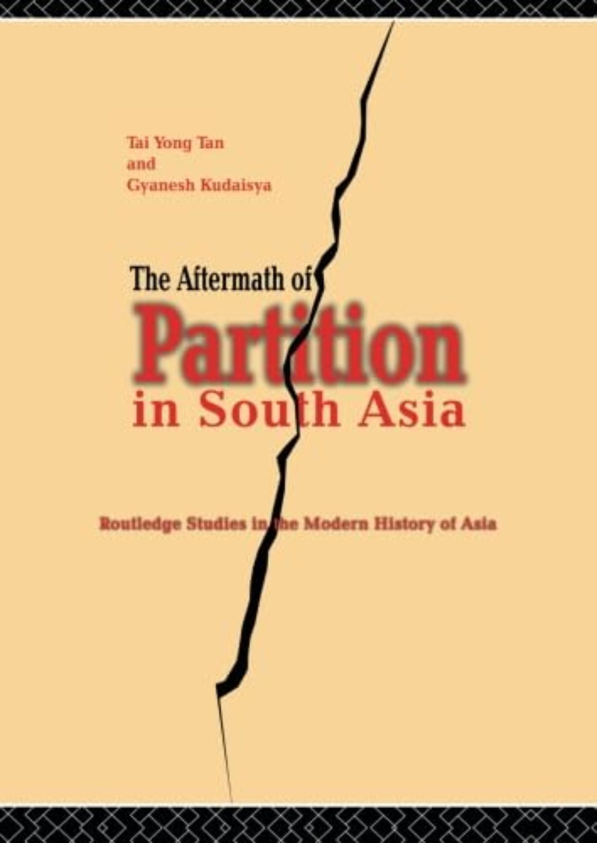 The Aftermath of Partition in South Asia by Gyanesh Kudaisya (Author ...