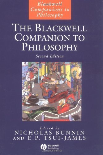 The Blackwell Companion to Philosophy 