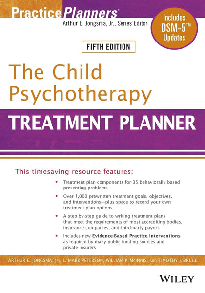  The Child Psychotherapy Treatment Planner 