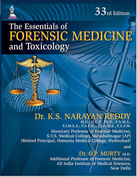 The Essentials of Forensic Medicine and Toxicology 33rd Edition