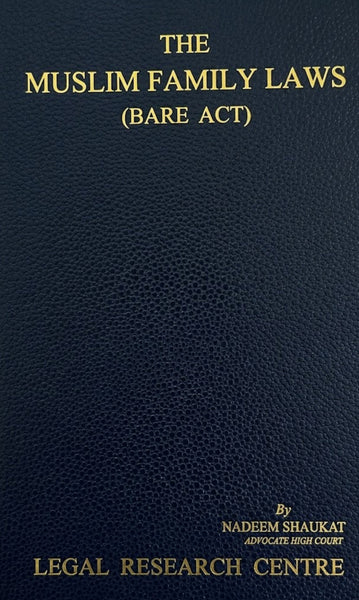 The Muslim Family Laws (Bare Act)