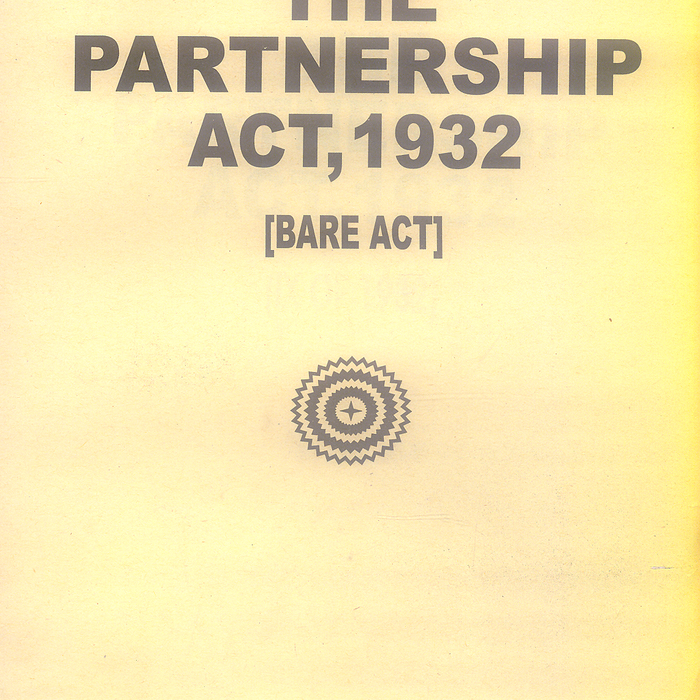 The Partnership Act 1932 Bare Act