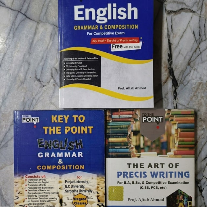  To The Point English Grammar And Composition 3 in 1 Set 
