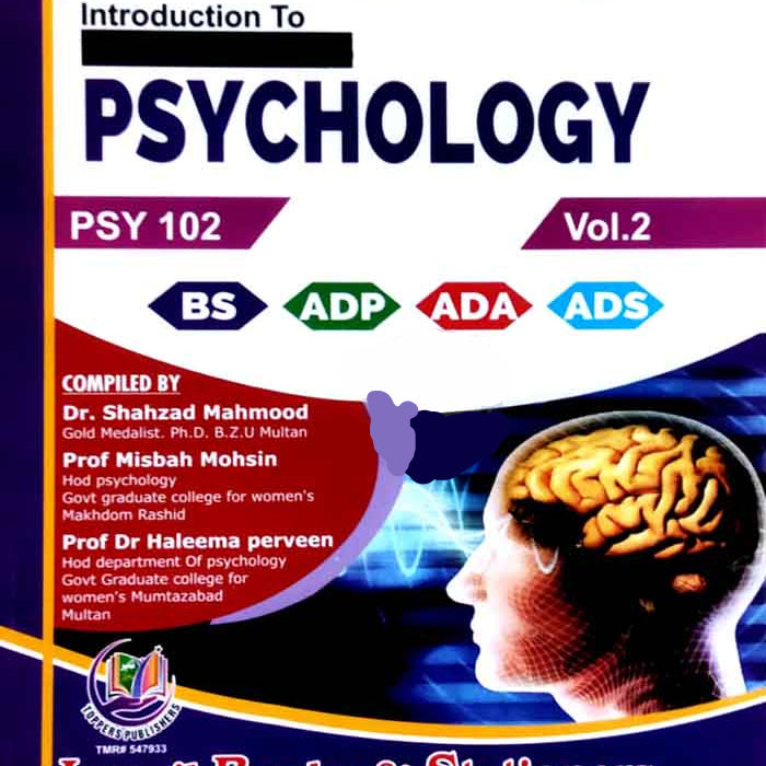 Topper Series Introduction to Psychology Vol 2