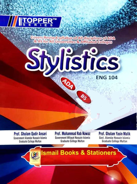 Topper Series Stylistics For ADA BS
