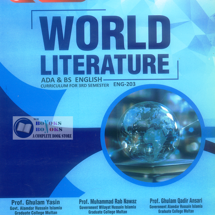 Topper Series World Literature For ADA & BS 3rd Semester