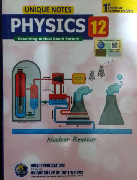 Unique Notes Physics 12th Class