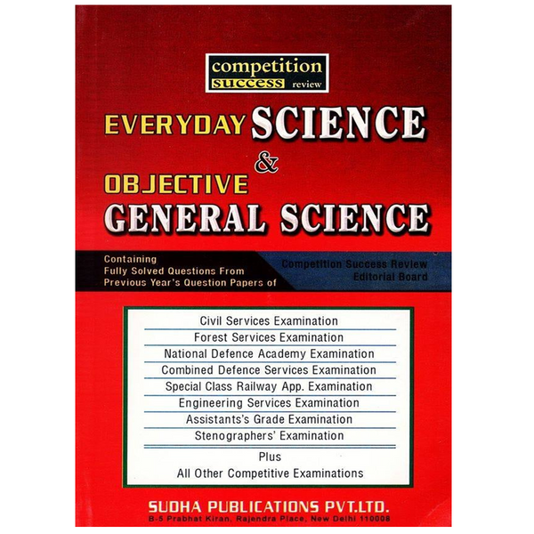 Everyday Science & Objective General Science Mcqs For CSS By Sudha Publications