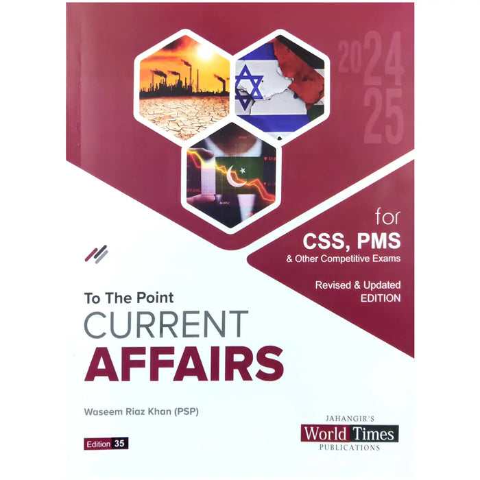 To The Point Current Affairs For CSS PMS by Waseem Riaz Khan - JWT