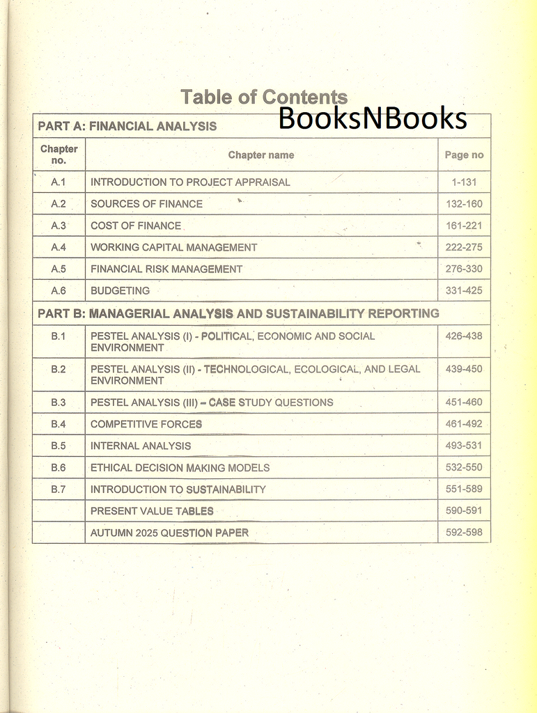 CAF 07 Business Insights And Analysis by Adnan Rasheed – BooksNbooks