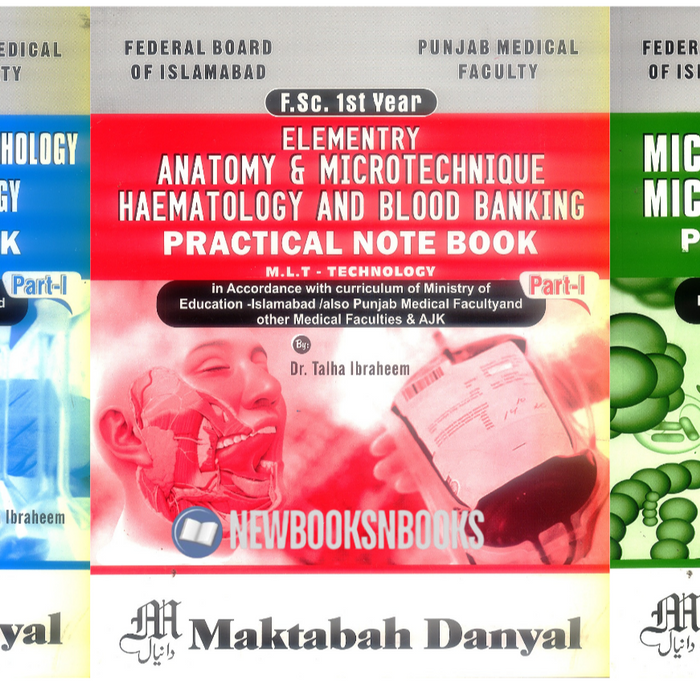 Daniyal Medical Lab Technician Practical Notebooks For FSc 1st Year