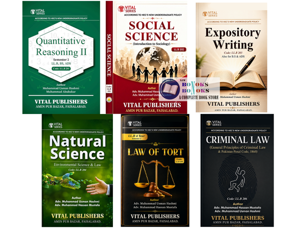 Vital Series 4 Years LL.B Semester 2 Books
