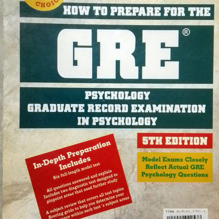 BARRONS GRE PSYCHOLOGY 5TH EDITION