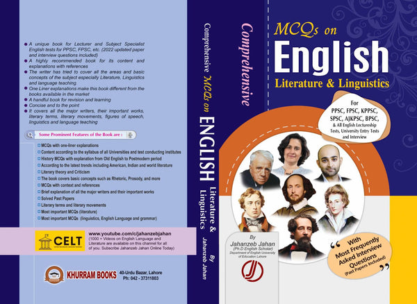 MCQs on English Literature & Linguistics by Jahanzeb Jahan