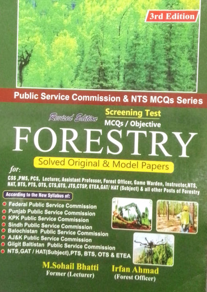 Forestry MCQs for PSC & NTS by M Sohail Bhatti Irfan Ahmad