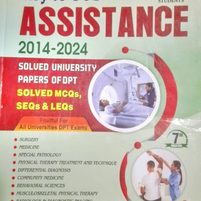 Assistance Key To UOS 4th Year DPT Students Solved Papers