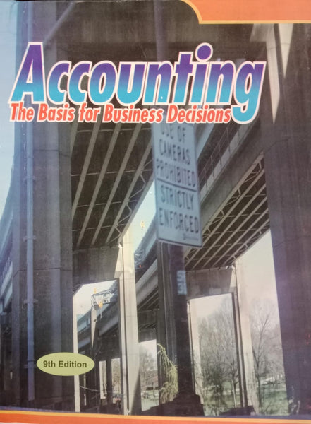 Accounting The Basis For Business Decisions 9th Edition By Jan Williams