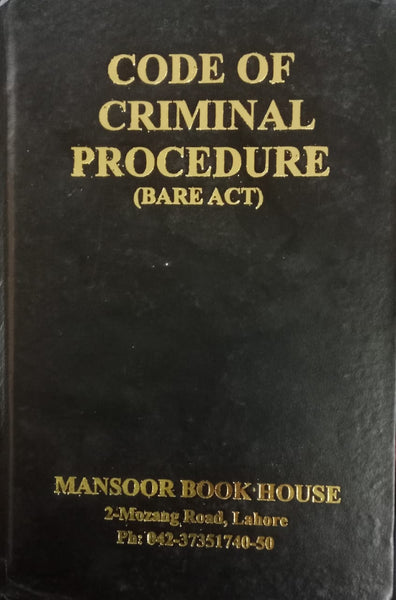 Code of Criminal Procedure (Bare Act) By Waqae Saeed Khan