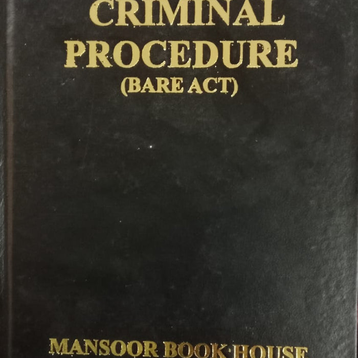 Code of Criminal Procedure (Bare Act) By Waqae Saeed Khan