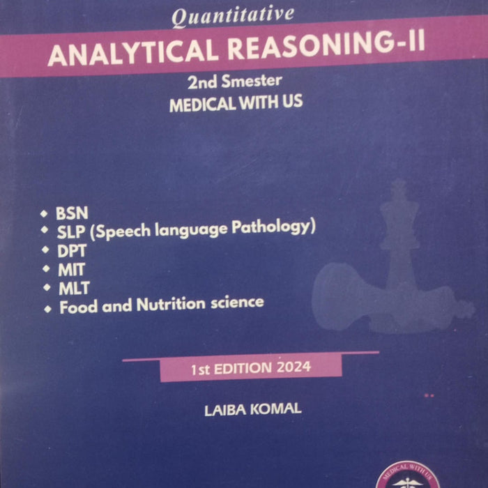 Qunatitative Analytical Reasoning-II For 2nd Sem By Laiba Komal