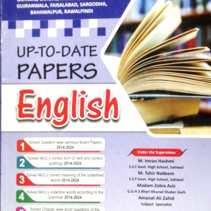 A+ Plus Up-To-Date Past Papers 9th Class