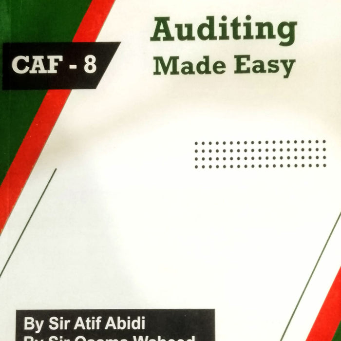 CAF -8 Auditing Made Easy 13th Edition