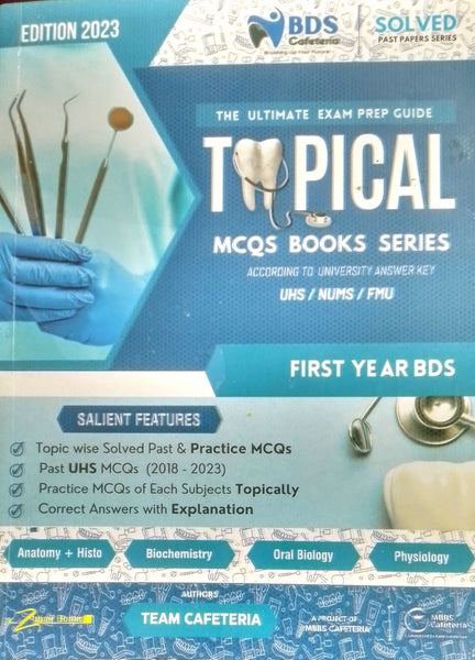 Topical MCQs Books Series 1st Year BDS