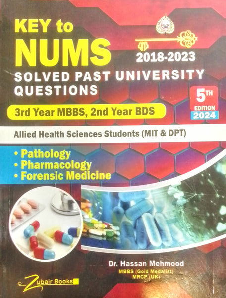 Key To NUMS Solved 3rd Year MBBS 2nd Year BDS