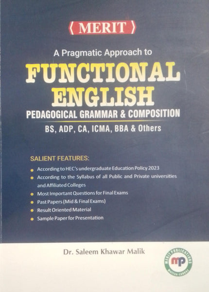 Merit Functional English by Dr. Saleem Khawar Malik