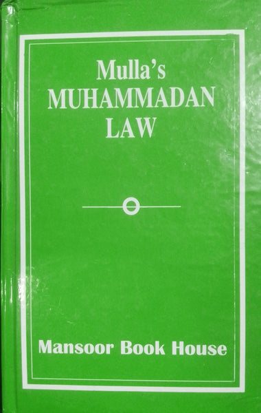 Mullas Muhammadan Law