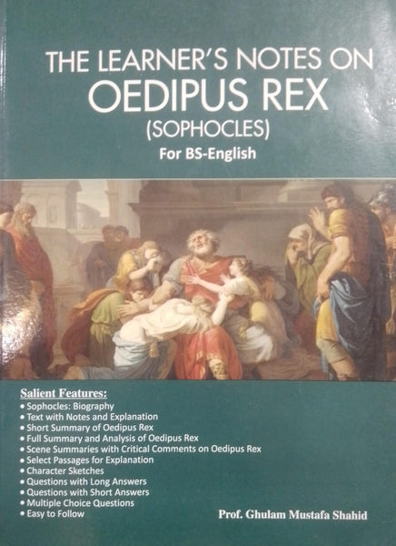 The Learner Notes On  OEDIPUS REX  SOPHOCLES