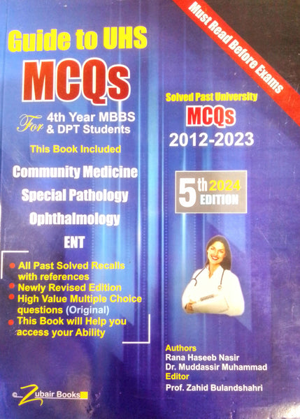 Guide To UHS MCQs Solved Papers 4th Year MBBS