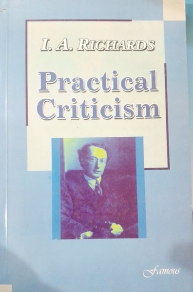 Practical Criticism By I A Richards