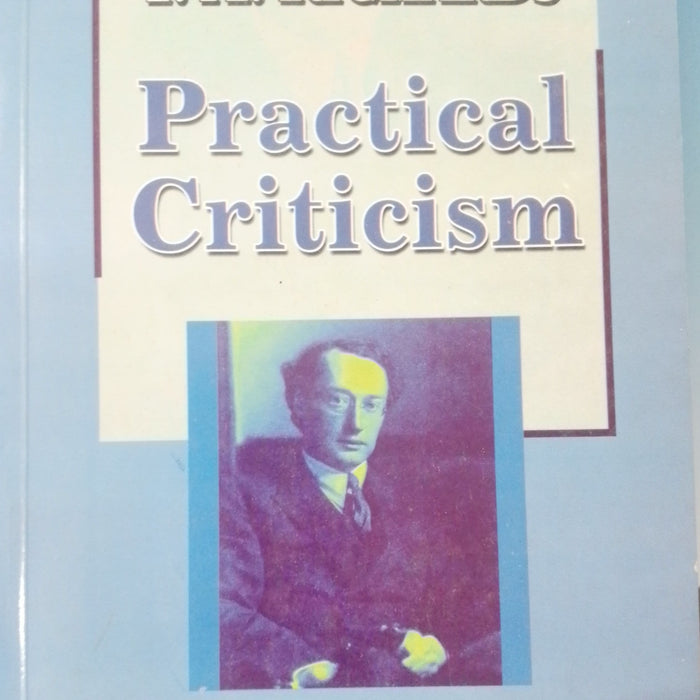 Practical Criticism By I A Richards